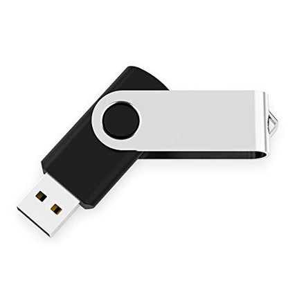 KEXIN 20 Pack 8GB Flash Drive 8G Bulk USB Thumb Drive USB Stick Jump Drive USB 2.0 Flash Drive with Led Indicator, Black - size: USB 2.0-8G, style: 20 Pack