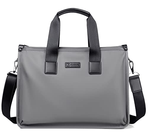FSD.WG Messenger Bag for Work & Business Travel for Men Waterproof Durable Shoulder Bag - color: Gray