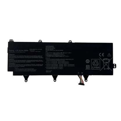 C41N1802 Laptop Battery Replacement for Asus Rog Zephyrus S 3s Plus GX701 GX701GW GX701GX GX735GV GX735GW GX735GX Series [15.4V 76Wh]