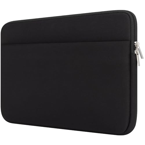 Laptop Sleeve Bag Compatible with 15 to 16 inches MacBook HP Dell Asus Acer Protective Case with Front Pocket Padded Computer Pouch Cover Protective for 15” to 16” Laptop,Black - color: Black, size: 15/16 inches