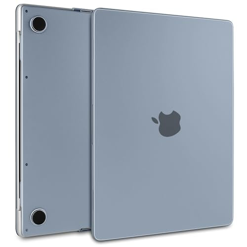Batianda Matte Ultra-Thin Case for M4 New MacBook Pro 16 inch 2024 2023 2021 Release Model A3403 A3186 A2991 Durable Fingerprint-Resistant, Precision Fit, with TPU Keyboard Cover, Steel Blue - color: Steel Blue