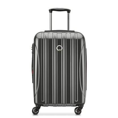 DELSEY PARIS Helium Aero Hardside Expandable Luggage with Spinner Wheels, Titanium, 3-Piece Set (21/24/28) - color: Titanium, size: 3-Piece Set (21/24/28)