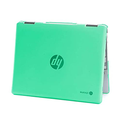 mCover Hard Shell Case Compatible with 2021 12" HP Chromebook x360 12B-CAxxxx Series laptops (NOT Compatible with Other HP Chromebook & Windows laptops) (Green) - color: Green