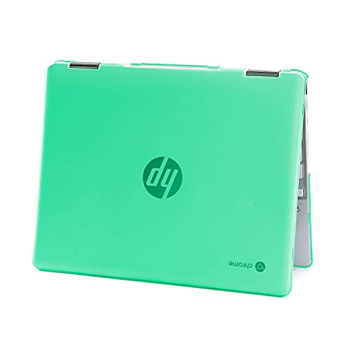 mCover Hard Shell Case Compatible with 2021 12" HP Chromebook x360 12B-CAxxxx Series laptops (NOT Compatible with Other HP Chromebook & Windows laptops) (Green) - color: Green