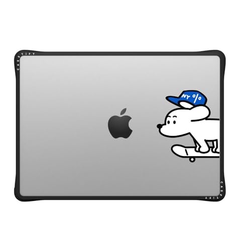 CASETiFY Impact MacBook Pro 14" (M1-M5) Case [Cushioned Impact Corners/Scratch-Resistant/Anti-Slip Grip] - Skater John (Standard) - Clear Black - color: Skater JOHN (STANDARD), size: MacBook Pro 14