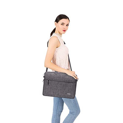 MOSISO Laptop Bag 17.3 inch, 17-17.3 inch Computer Bags | Computer Bags Compatible with MacBook, HP, Dell, Lenovo, Acer, Laptop Messenger Bag with Adjustable Depth at Bottom, Gray - color: Gray, size: 17.3 inch