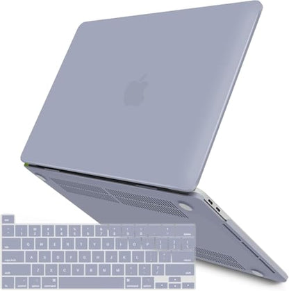 IBENZER Compatible with MacBook Pro 14 Inch Case 2026 2025 2024 2023 2022 M5 M4 M3 M2 M1 A3434 A3112 A3185 A3401 A2918 A2992 A2779 A2442 Mac Pro/Max,HardShellCase&KeyboardCover,LavenderGY,T14LVGY+1 - color: Lavender Gray, size: For Macbook Pro 14" with To