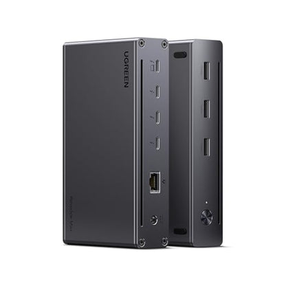 UGREEN 8-in-1 Thunderbolt 4 Docking Station, Dual 4K@60Hz, 3xTBT4, 40Gbps | Dual 4K/ Single 8K Display, 85W Charging, Gigabit Ethernet, 3xUSB A 10Gbps, Dock for Mac M1/M2/M3/M4 Pro/Max, Revodok Max 208