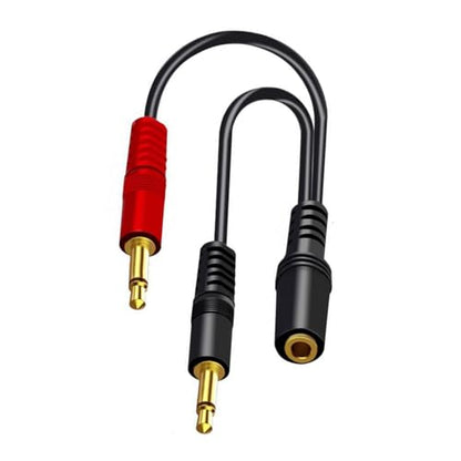 3.5mm Male to Single 3.5mm Female Headphone Microphones Adapter Cable for Laptop and Use Headsets Adapter