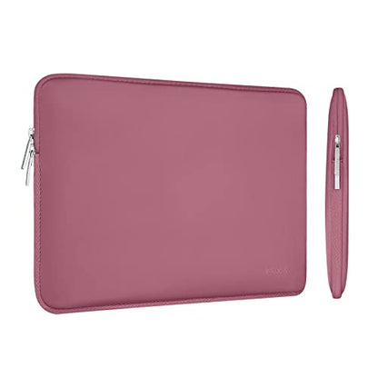 MOSISO Laptop Case 13 inch, 13 inch Laptop Sleeve with Small Case | Compatible with MacBook Neo / Air M5 M4 M3 M2 M1 2026-2018 / Pro M2 M1 2026-2016, Neoprene Computer Sleeve Bag, Dusty Rose - color: Dusty Rose, size: 13 inch