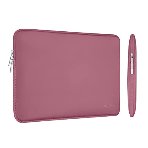 MOSISO Laptop Case 13 inch, 13 inch Laptop Sleeve with Small Case | Compatible with MacBook Neo / Air M5 M4 M3 M2 M1 2026-2018 / Pro M2 M1 2026-2016, Neoprene Computer Sleeve Bag, Dusty Rose - color: Dusty Rose, size: 13 inch