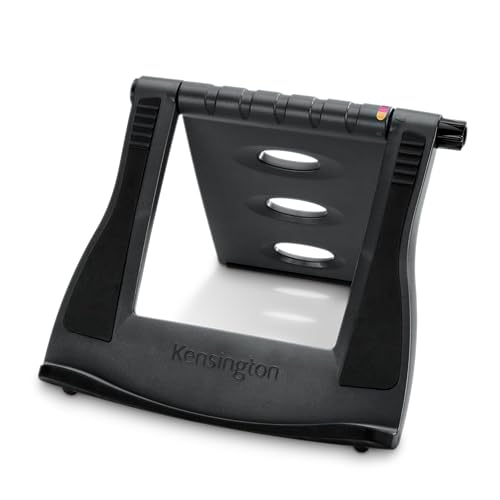 Kensington Easy Riser Portable Ergonomic Laptop Cooling Stand (12"-17") for Laptops, Chromebooks Macbooks and Wacom devices – Grey (K60112AM), Gray