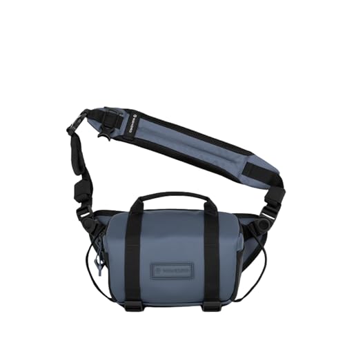 WANDRD All New ROGUE Sling V2: Weather-Resistant Everyday Carry Bag with Lightning Fast Access, Customizable Interior, Laptop Sleeve & Tripod Pocket – Minimalist Crossbody for Travel, EDC & Creators - color: Aegean Blue, style: 4l