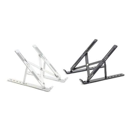 BoxWave Stand and Mount Compatible with Lenovo ThinkPad X1 Carbon Gen 8 (14in) - Compact QuickSwitch Stand, Portable Multi Angle Viewing Foldable Riser - Metallic Silver