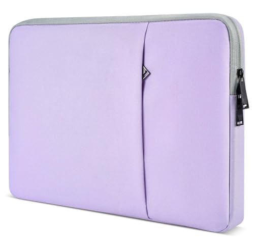 17 inch 360° Protective Laptop Case Sleeve for HP 17 inch Laptop, HP Envy 17, Pavilion 17, OmniBook 7, ASUS/Dell/Acer/Lenovo/LG/MSI Shockproof Water-Resistant Computer Bag with Accessory Pocket - color: Upgrade Purple, size: 17.3 inch