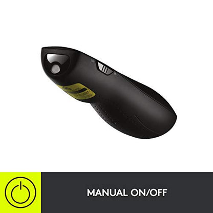 Logitech Professional Presenter R800, Presentation Wireless Presenter with Laser Pointer Green (Renewed)