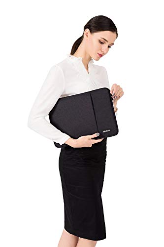 MOSISO Compatible with MacBook Pro 13 inch Case A2338 M2 M1 A2289 A2251, | Heavy Duty Plastic Hard Shell Case with TPU Bumper&Vertical Sleeve Bag with Pocket 2020-2023, Black