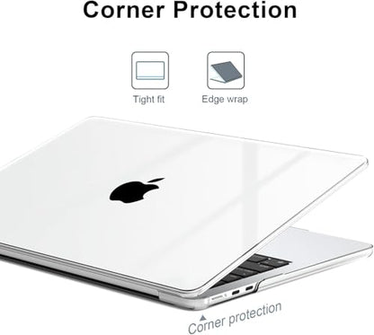 B BELK for MacBook Neo 13 Inch Case 2026 Model A3404, Crystal Clear | Scratch-Resistant, Protective Crystal Hard Shell Cover, 2 Keyboard Covers, Screen Protector - color: A Crystal Clear
