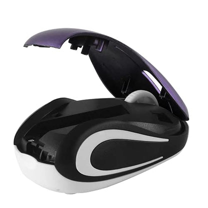 elec Space Mini Small Wireless Mouse for Kids Children 3-7 Years Old Child Size Travel Mouse Portable Mini Cordless Mice with USB Receiver for PC Laptop Computer Purple