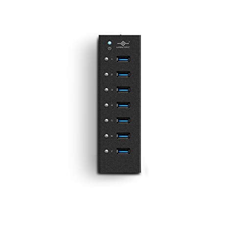 VANTEC 7-PORT USB 3.1 ALUMINUM HUB WITH PREMIUM POWER ADAPTER