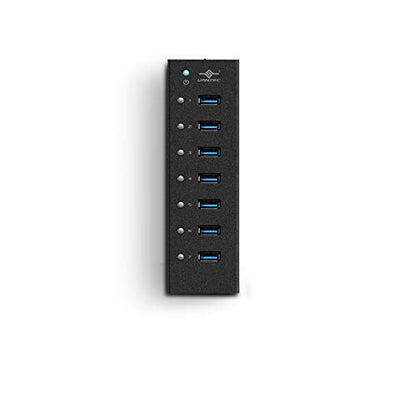 VANTEC 7-PORT USB 3.1 ALUMINUM HUB WITH PREMIUM POWER ADAPTER