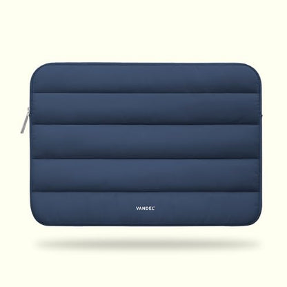 Vandel The Original Puffy Laptop Sleeve Case, 13-14 inch Laptop Sleeve Bag | Compatible with MacBook Air/Pro 13/Pro 14/iPad Pro 12.9, HP Dell ASUS Computer Case Bag Cover, Stylish Aesthetic Design - color: i. Navy, size: 13-14 Inch