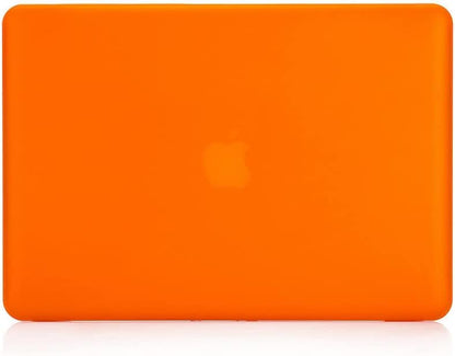 RUBAN Case Compatible with MacBook Pro 15 inch 2011 2010 2009 Release A1286, Plastic Hard Case Shell and Keyboard Cover for Older Version MacBook Pro 15 Inch with CD-ROM (Orange) - color: Orange