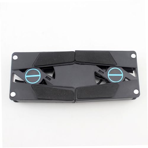STOBOK 2Pcs USB Laptop Cooling Pad with Dual Fans Ventilated Support for All Laptops Slip Design for Travel and Business Use Efficient Heat Dissipation