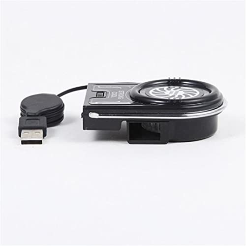 Mini Vacuum Strong Cool Air Extract Notebook Laptop Cooling Cooler Fan Pad Gaming