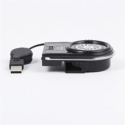 Mini Vacuum Strong Cool Air Extract Notebook Laptop Cooling Cooler Fan Pad Gaming