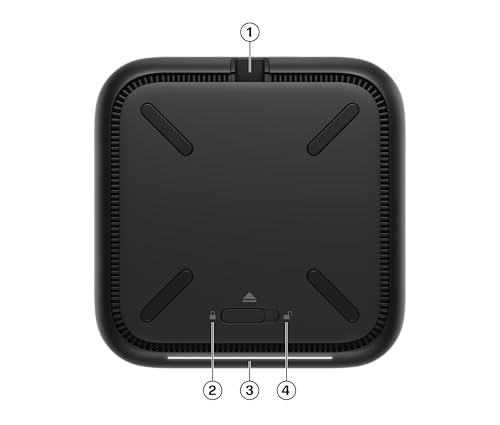 HP USB-C 100W G6 Dock + One Extra USB-C Cable Included, Future-Proof Design with Ambient LED Lighting, On-Screen Notifications, Extra USB-C Ports, HDMI 2.1, 120Hz - style: G6 + USB-C