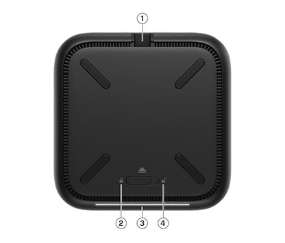 HP USB-C 100W G6 Dock + One Extra USB-C Cable Included, Future-Proof Design with Ambient LED Lighting, On-Screen Notifications, Extra USB-C Ports, HDMI 2.1, 120Hz - style: G6 + USB-C