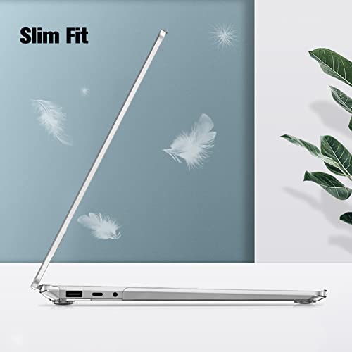 Fintie Case for 15 Inch Microsoft Surface Laptop 5 4 3 with Metal Keyboard (Model: 1872/1873/1953/1979) - Protective Slim Snap On Hard Shell Cover, Crystal Clear - color: Crystal Clear