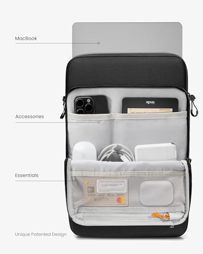 tomtoc DefenderACE 13 Inch iPad Case Sleeve Bag for 2026 iPad Air M4/M3, iPad Pro M5/M4, 360 Protection Spill-Water Resistant Tablet Sleeve Carrying Case - size: 12.9-13 inch for iPad Pro & Air