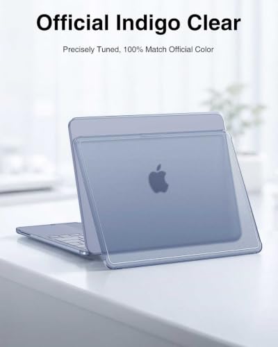 Fintie Case for MacBook Neo 13 Inch A3404 2026, Anti-Crack Bumper, Indigo | Ultra-Thin, Scratch-Resistant, Anti-Fingerprint, Protective Matte Case - color: Indigo