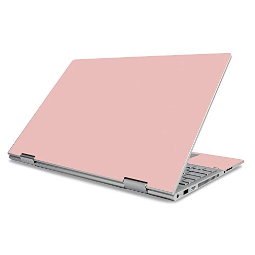 MightySkins Skin for HP Envy X360 15" (2019) - Solid Blush | Protective, Durable, and Unique Vinyl Decal Wrap Cover | Easy to Apply, Remove, and Change Styles | Made in The USA