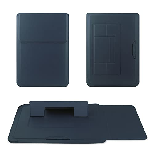 HoYiXi 15 16 Inch Laptop Sleeve Case Leather Bag for MacBook Pro 16 2021 & 2019/ASUS Vivobook 15/Huawei MateBook D15/HP 15.6" PC/MacBook Pro 15/Surface Laptop 3/Dell Inspiron 15/IdeaPad, Navy - color: Navy, size: 15-16 in