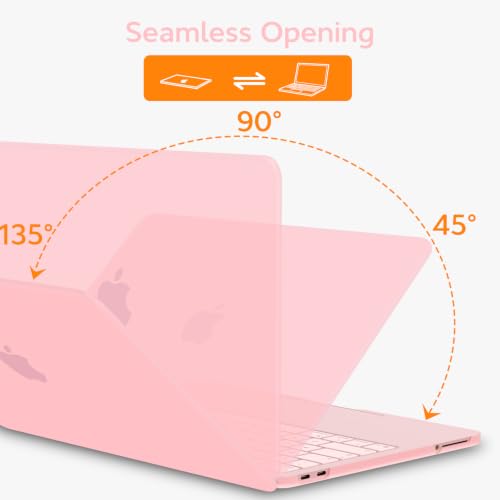 B BELK for MacBook Neo Case 13 inch 2026 Release Model A3404, Pink | Scratch Resistant Protective Matte Plastic Hard Shell for Mac Noe Case A18 Pro Chip, Lightweight, Easy Snap-On, Slim Fit - color: Pink