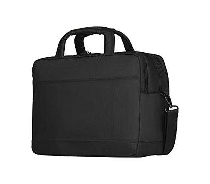 Wenger 606465 BC Star 14'/16' Expandable Laptop Brief, SmartGuard Laptop Protection with a QuickAccess Tablet Pocket in Black (18 litres), Black, BC Star - size: 14 Inch/16 Inch Messenger Bag, style: Bc Star