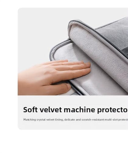 Waterproof Shockproof, Multi-Compartment Notebook Case for Business Office & Daily Travel, Fits 13.3-16 Inch Laptops - color: Double-layer Gray - Top Configuration Version, size: 15 inches