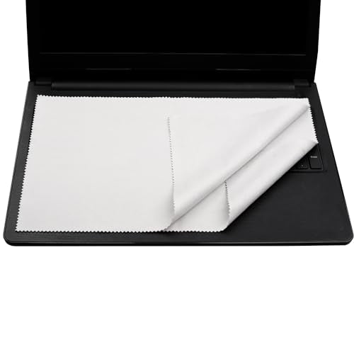 2 Pack Microfiber Liner Cleaning Cloth for 15 15.6 16" HP/DELL/Lenovo/ASUS/Acer/Samsung/MSI/LG, etc with 15-16 inch laptops with Numeric keypad Keyboard Cloth