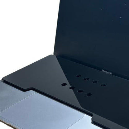 Keyboard Cover: Place Your Mechanical Keyboard on Top of Laptop - Ventilated, Durable Acrylic, Universal Fit for MacBook & All Laptops (Black) - color: Black
