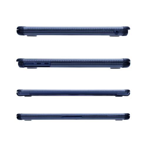 MOSISO Compatible with MacBook Air 15 inch Case M5 2026 M4 M3 M2 2025-2023 | A3448 A3241 A3114 A2941,Anti-Cracking,Heavy Duty Shock-Absorbing Hard Shell Case with TPU Bumper&Keyboard Cover, Midnight - color: Midnight