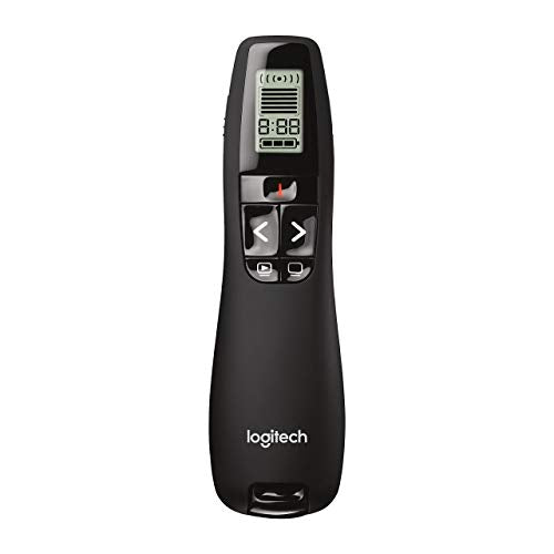 Logitech Professional Presenter R800, Presentation Wireless Presenter with Laser Pointer Green (Renewed)
