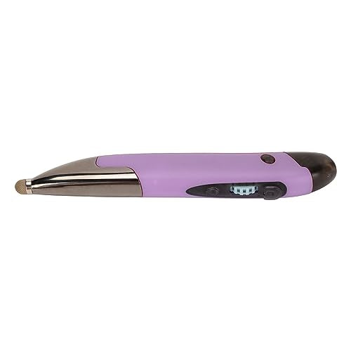 Yinhing Pen Rechargeable Portable Optical Mode for PC Laptop Luminous Silent Handheld Small Design (Purple) - color: Purple
