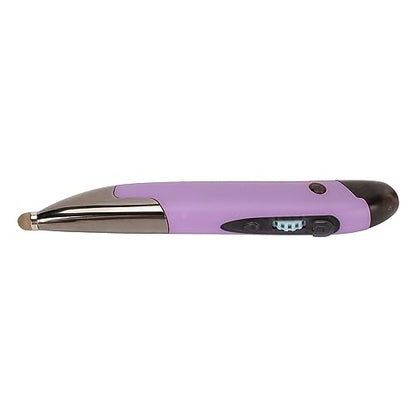 Yinhing Pen Rechargeable Portable Optical Mode for PC Laptop Luminous Silent Handheld Small Design (Purple) - color: Purple