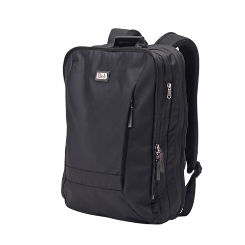 Trilogy Weekender Daypack I Opens like a suitcase, for easy packing. Expands into a 22-liter weekender bag. Hidden under sling holds yoga mat or sleeping bag, and doubles as a rear cover (Black) - color: Black