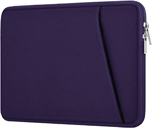 Laptop Sleeve 14 inch, Durable Carrying Bag Shockproof Protective Case Cover, Handbags Briefcase Laptop Bag Compatible with 14" MacBook Air/Pro HP Asus Lenovo Notebook Computer, Purple - color: Purple, size: 14 inch