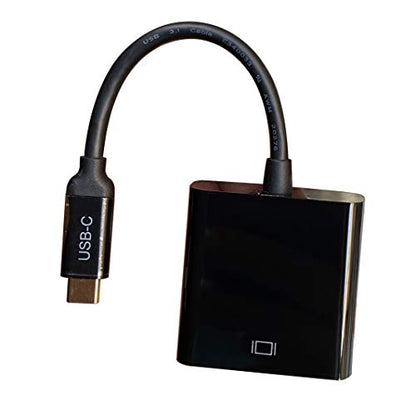 USB C to VGA Adapter - 1080P Full HD, Compact & Universal Compatibility for Laptop, Tablet, Smartphone NOT Support HDMI Output (BL-CVG01)