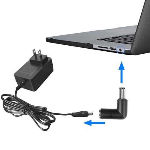 MEIRIYFA Laptop Power DC 7.4mm X 5.0mm Adapter Male to Female Connector 90 Degree Angle Converter for Hp Laptop 2Pcs